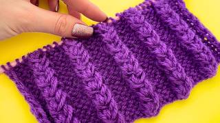 DIFFERENT AND BEAUTIFUL KNITTING STITCH by Tricô Arte de Amar 3,842 views 2 months ago 10 minutes, 35 seconds