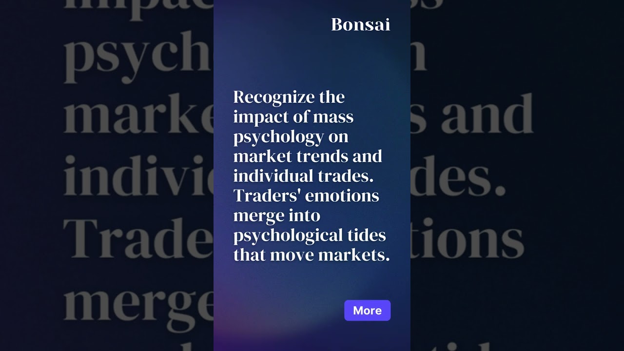 Key trading insight: Grasp the psychology of the market for smart trading decisions!