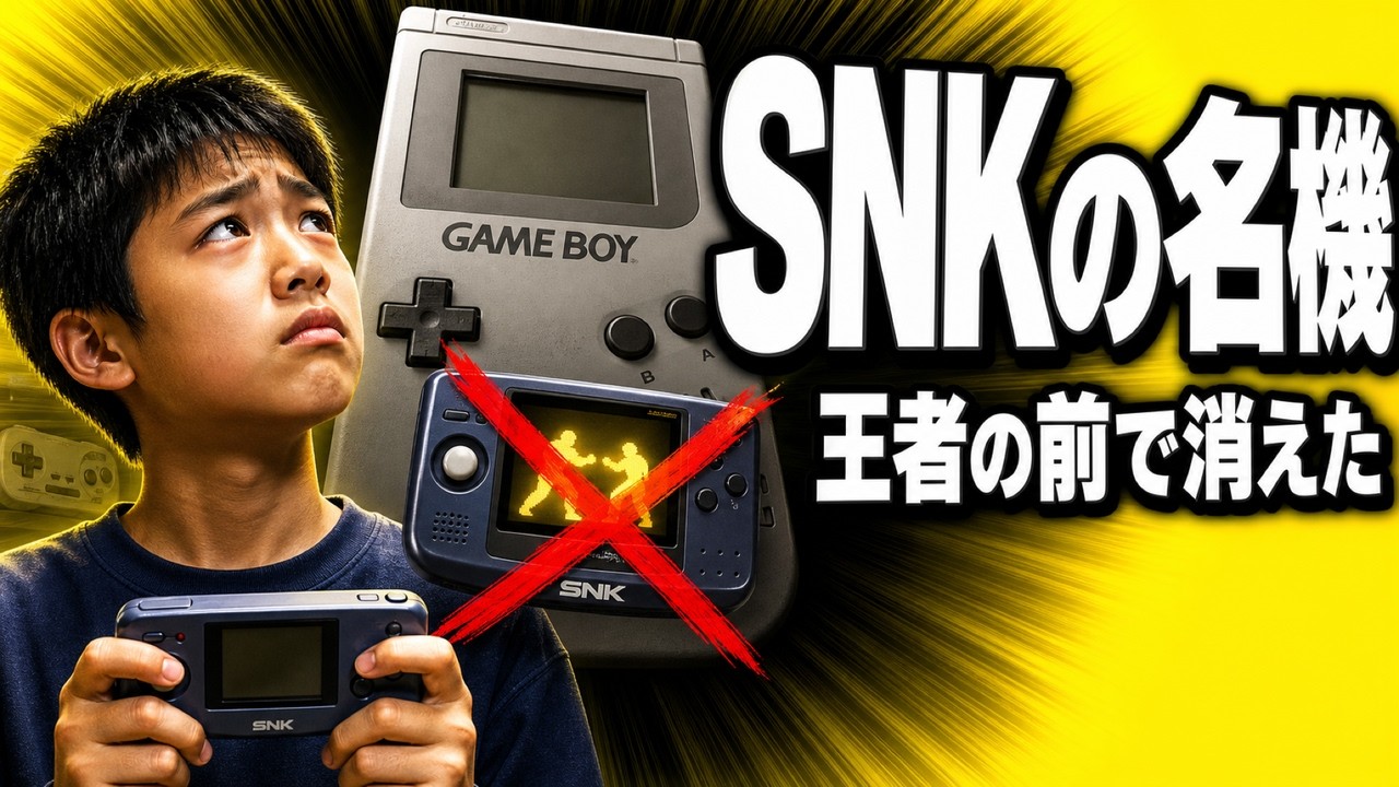 なぜネオジオポケットは名機と呼ばれながらゲームボーイに届かなかった