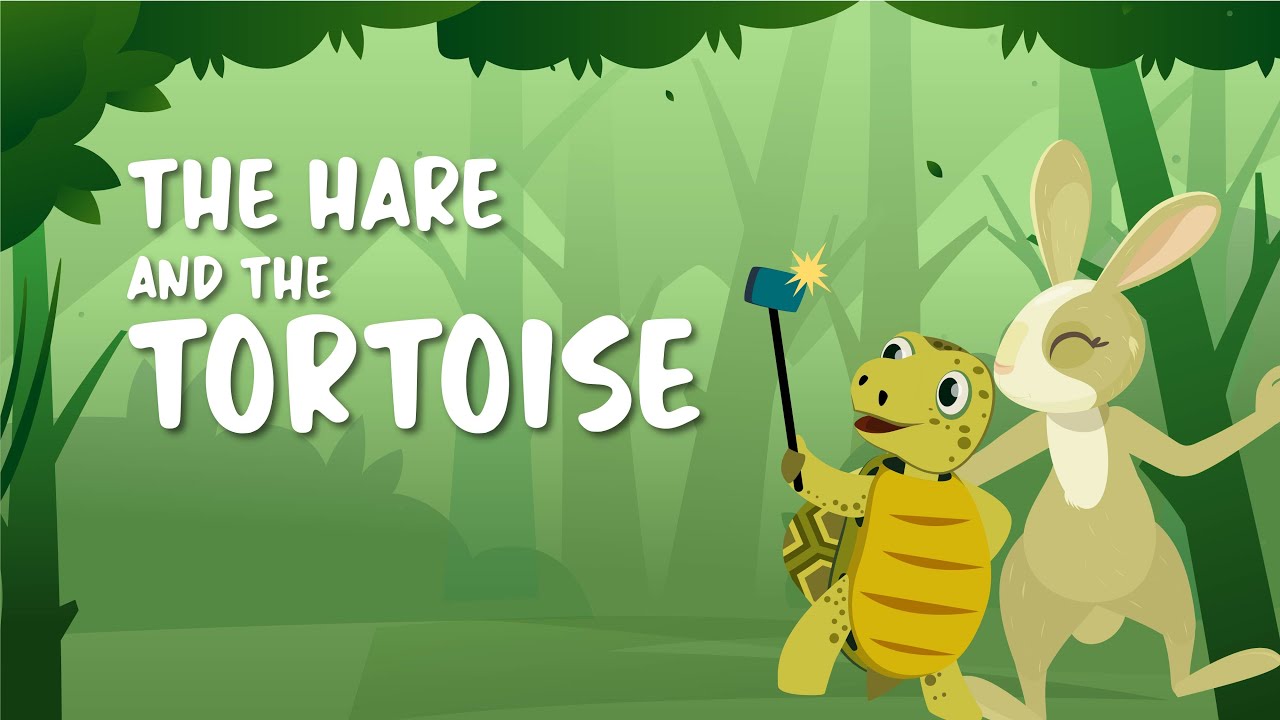 Hare and Tortoise Story for Kids – Moral Fairy Tale | Animated Bedtime ...