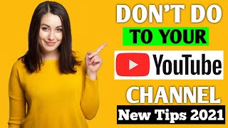 Top 5 Common mistakes Of small youtubers | YouTube Tutorial