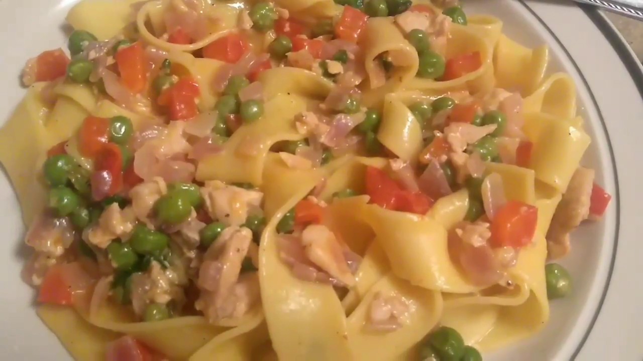 Salmon Pappardelle Pasta JAMRANDOMTHINGS YouTube