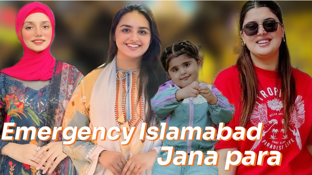 Emergency Islamabad jana para || Rubab ko miss kya 