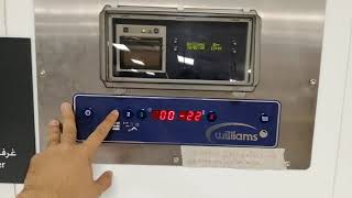 blast chiller program and starting