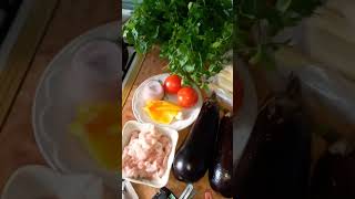 Запеченные фаршированные баклажаны. Часть1.
