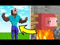 MINECRAFT BUT IT'S CURSED | FUNNY TROLLING NOOB vs PRO ZOMBIE MUTANT TO BE CONTINUED LUCKY BLOCK MOD