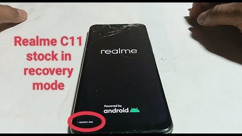Realme C11 stuck in recovery mode