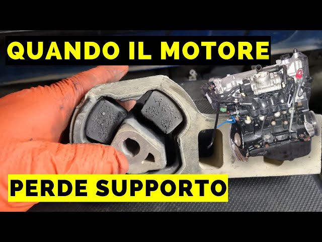 Sostituire il SUPPORTO MOTORE inferiore nella Fiat Panda