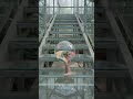 Hand rolls terrarium down steps #asmr #bottlebreak #glassbreaking #oddlysatisfying #satisfying