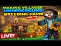 Making Underground Villager Breeding Farm in McFleet with Friends! || DakshNPreet