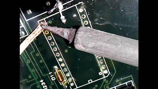 Desoldering the Falcon NVRAM DS12887A