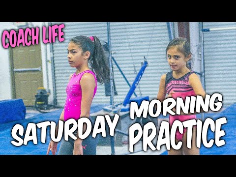 Coach Life: Gymnastics Practice in the Morning| Rachel Marie