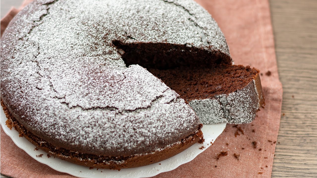 torta al cacao e cioccolato
