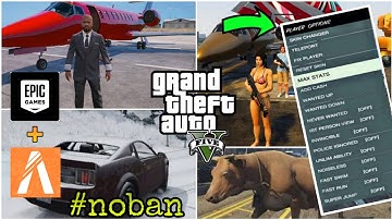 Install FiveM with LATEST ScriptHookV Native Trainer on GTA V Epic Games without Getting Banned 2020