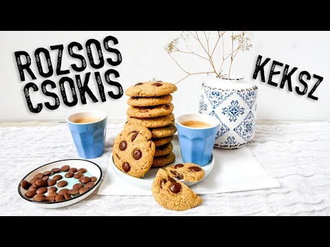 Rozsos csokis keksz recept ◾ KÖNNYŰ, EGÉSZSÉGES, PAZAR