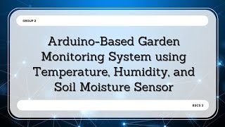 GROUP 2 | FINAL PROJECT IN INTRODUCTION TO MICROCONTROLLER (ARDUINO)