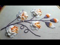 Hand embroidery beautiful white Brazilian embroidery | Hand Embroidery White work  embroidery design