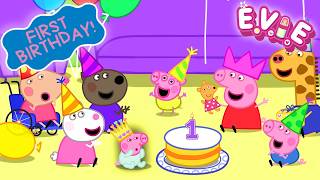 EVERYTHING About EVIE PIG’s 1 YEAR Birthday! (Peppa Pig)