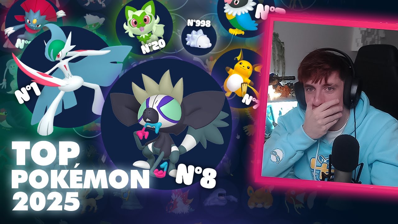 Mon TOP 10 POKÉMON 2025 - Je suis choqué de l'évolution ?!