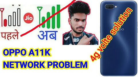Oppo a11k network problem setting / how to solution network 4g volte oppo a11k