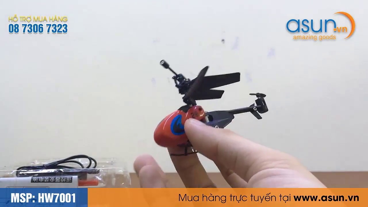 Hướng Dẫn Sử Dụng Máy Bay Điều Khiển Mini HW7001 3.5... - youtube
