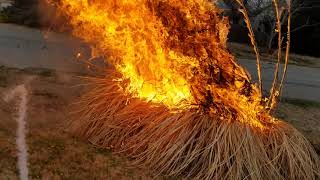 fire at the crazy vaper's house