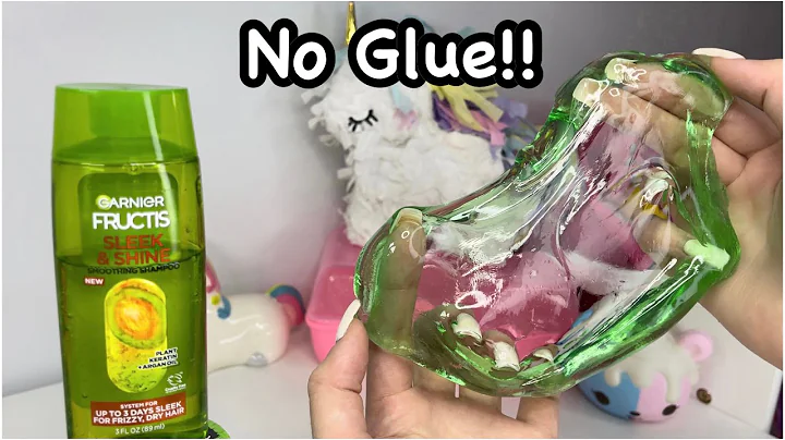 Shampoo Slime!? 🧼🫧 How To Make 1 Ingredient No Glue Shampoo Slime!!