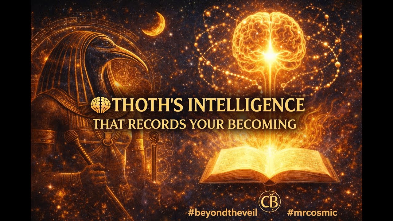 🧠 Thoth’s Intelligence That Records Your Becoming#beyondtheveil #mrcosmic thumbnail