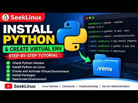How to Install Python & Create a Virtual Environment | Step-by-Step Tutorial