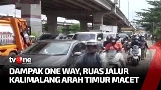 Tersekat Sistem One Way, Arteri kalimalang & Tol ke Timur Macet | Kabar Utama tvOne