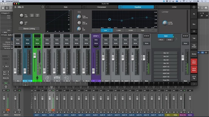 PRESONUS studio 1810C profissional gravador de audiobook remixando placa de  som arranjador