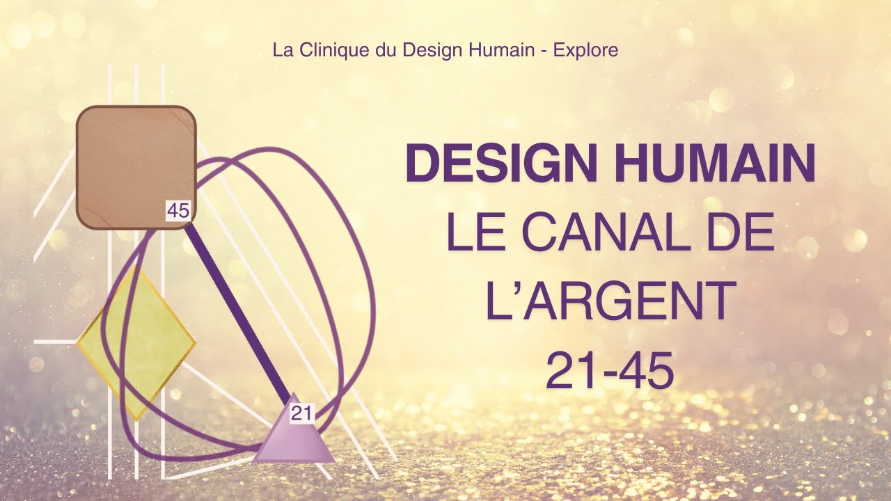 le canal de l'argent 21-45 en design humain
