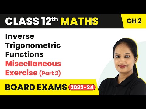 Inverse Trigonometric Functions-