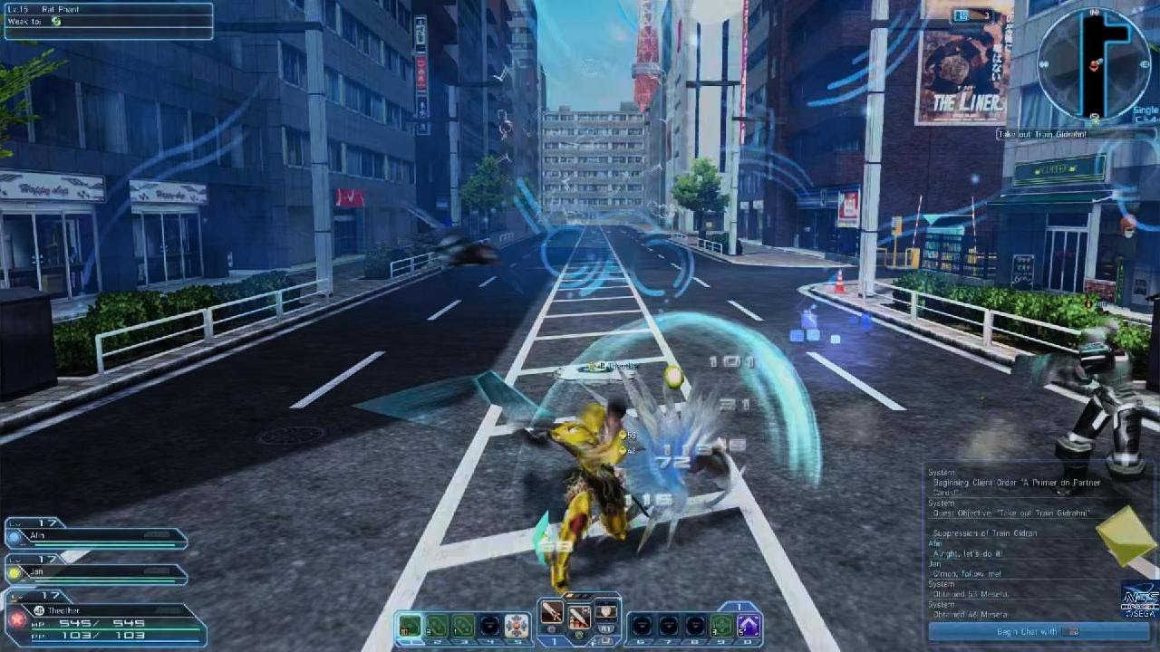 Phantasy Star Online 2 New Genesis - Train Gidran - YouTube