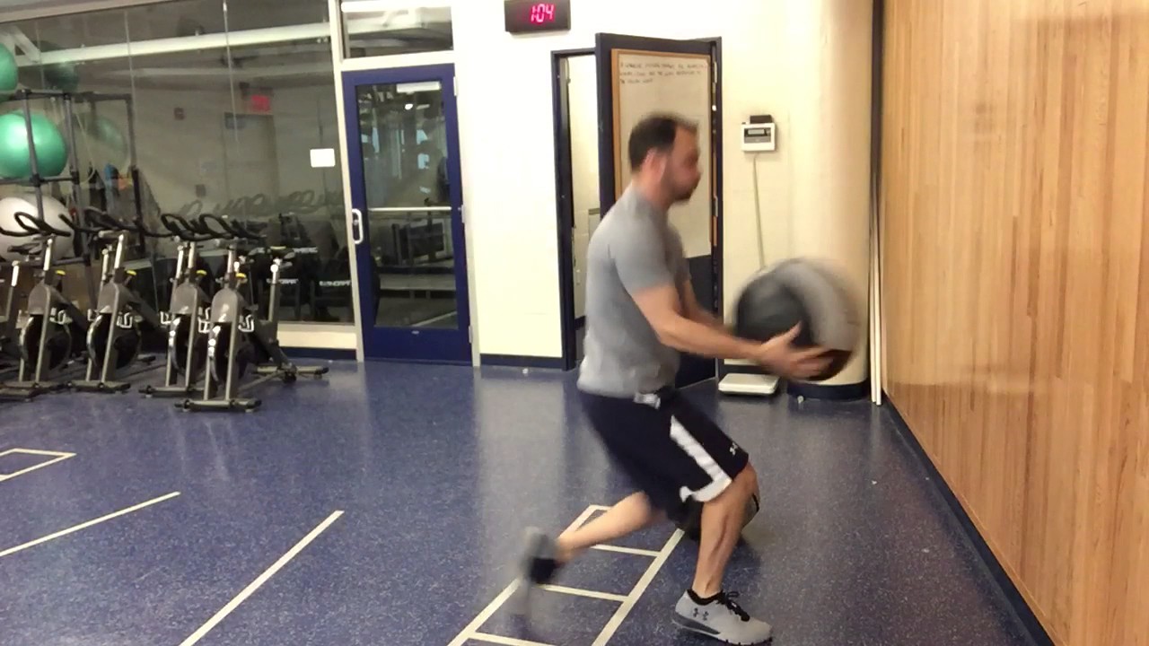Med Ball Chest Pass w/ step YouTube