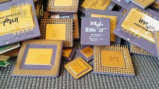 Is there gold in computer chips?