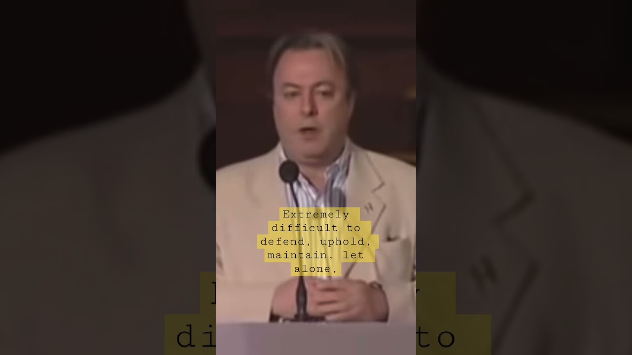 Christopher Hitchens Hitchslaps an entire planet full of religious apes 