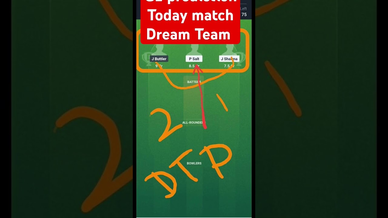 Today match Dream Team prediction Rank 1 today IPL match no 14th RCB vs GT