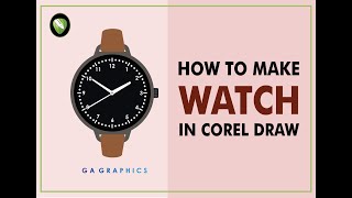How to Create Wrist Watch /Class No 27 in CorelDraw X5   urdu/hindi screenshot 5
