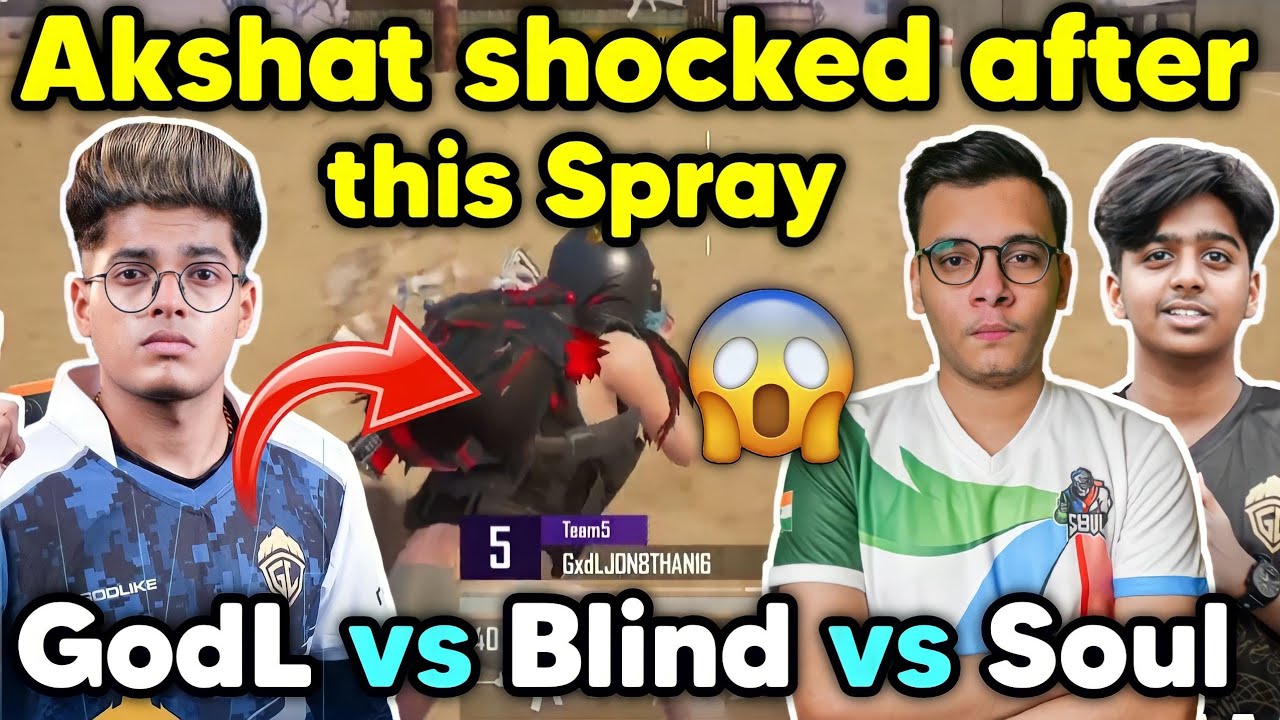 Godlike vs Blind vs Soul latest full intense fight 🔥 Clutchgod vs Blaze 🇮🇳