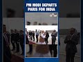 PM Modi Leaves Paris For India After Bilateral Meetings And VivaTech Summit Participation