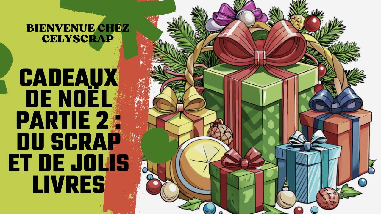CADEAUX DE NOËL PARTIE 2 DU SCRAP ET DE BEAUX LIVRES DE MIXED MEDIA
