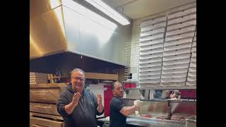 Mayor Moustakas Tries Making Pizza at Francesca‘s in Mount Laurel