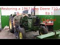 Ep 01 john deere 710 channel intro and drain rad