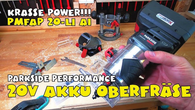 Alles über den 20V Performance Akku Hobel PPHA 20-LI A1 von Lidl - PARKSIDE®  - YouTube