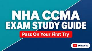 Don't Fail Your Test! High-Yield NHA CCMA Study Guide Breakdown #ccma #ccmaexam #medicalassistant
