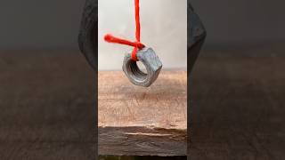 Genius idea with a hex nut #creative #ideas #lifehacks #diy #shorts