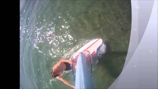 Let's take a birds eye view of lightwind fun | windsurfing freestyle