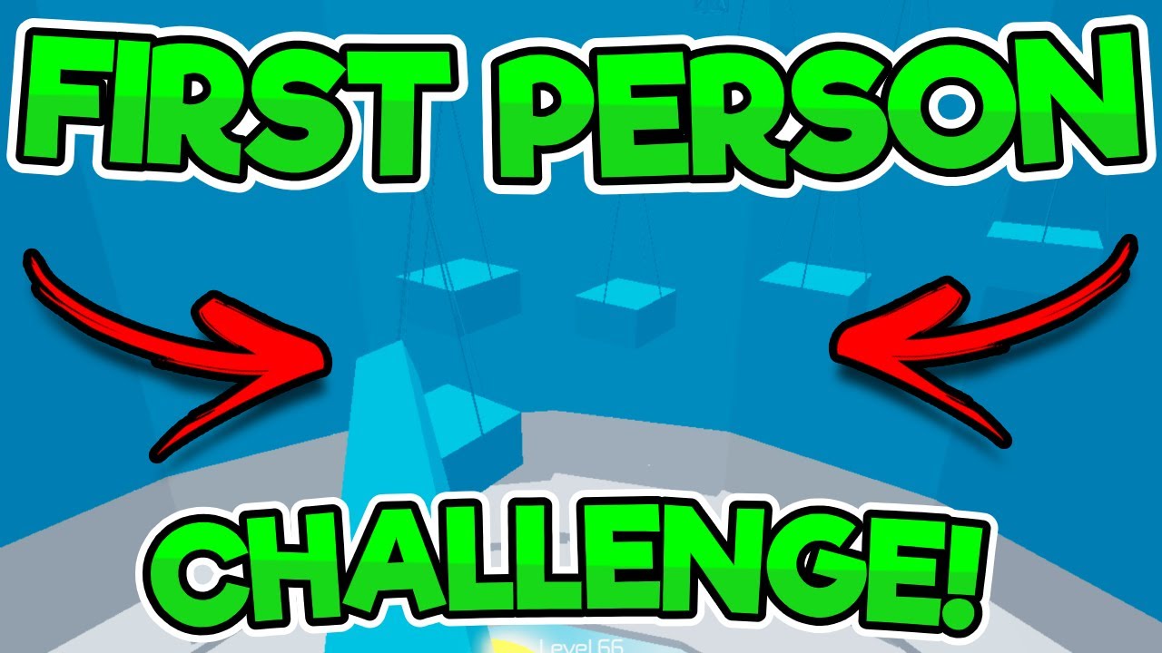 FIRST PERSON CHALLENGE in Tower of Hell! - ROBLOX