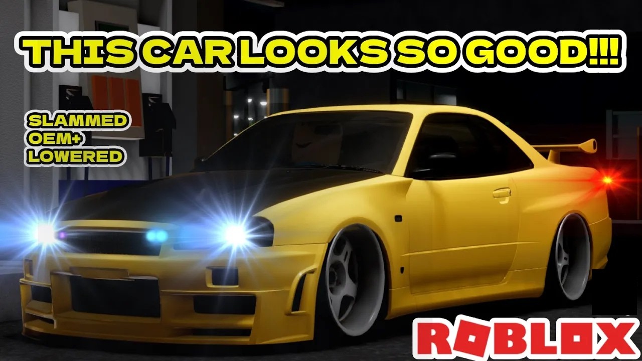 Roblox R31 I made this Nissan R34 Skyline look AMAZING!!! | ROBLOX Fix it up ...